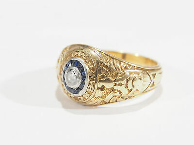 14K Tiffany Co West Point Military Class Mini Ring 1940