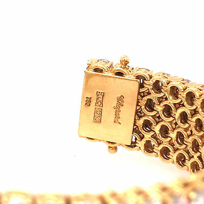 Chopard Happy 24 Carat Diamond Watch in 18K Yellow Gold