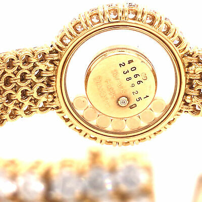 Chopard Happy 24 Carat Diamond Watch in 18K Yellow Gold