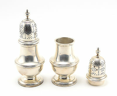 Tiffany & Co. Makers Sterling Silver Salt Pepper Shakers